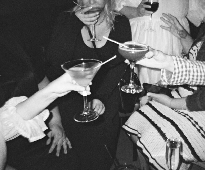 Martini glass aesthetic in New York Wedding Photographer