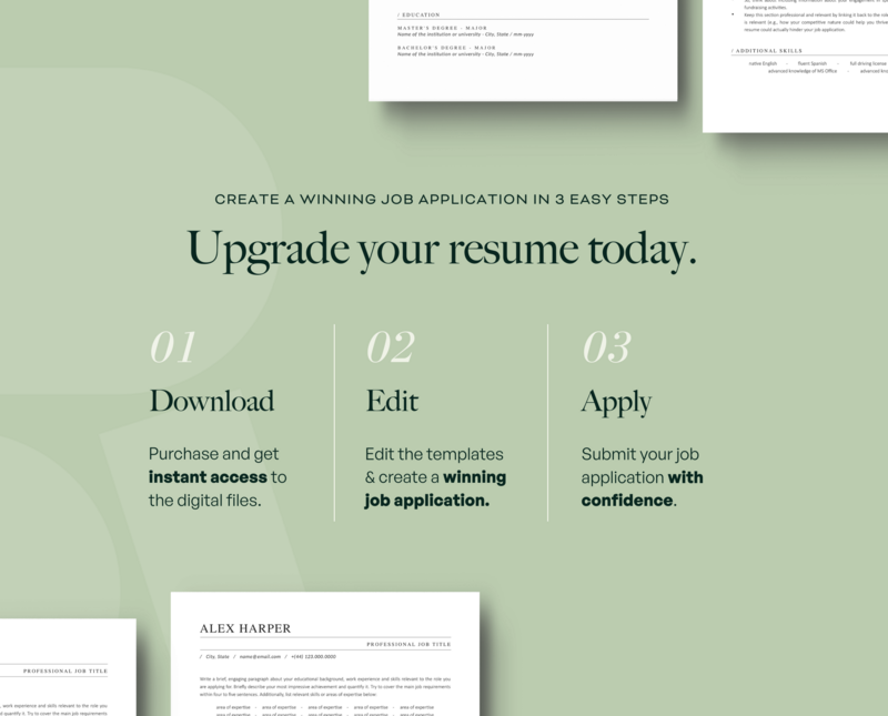 ATS-FRIENDLY RESUME + COVER LETTER