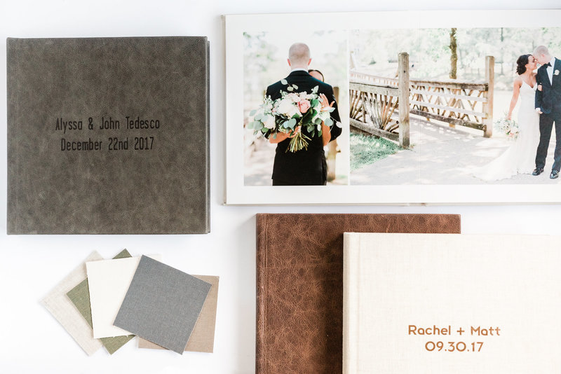 New Jersey Barn Wedding Album design for Jennifer Larsen // Align