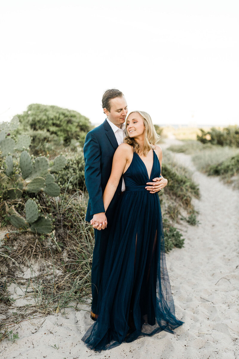 Classic beach Engagement photo | Wrightsville Beach NC | The Axtells Photo and Film