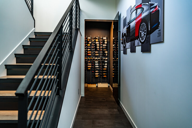 modern-mountain-home-steel-stair-wine-room