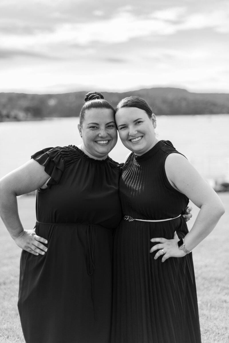 Natalie and Aimee of Consilium Events at wedding venue