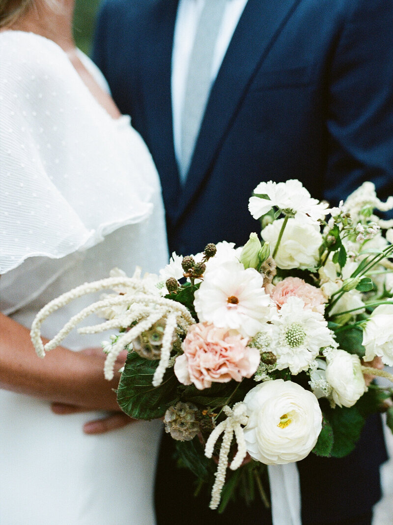 Bridal details of flowers