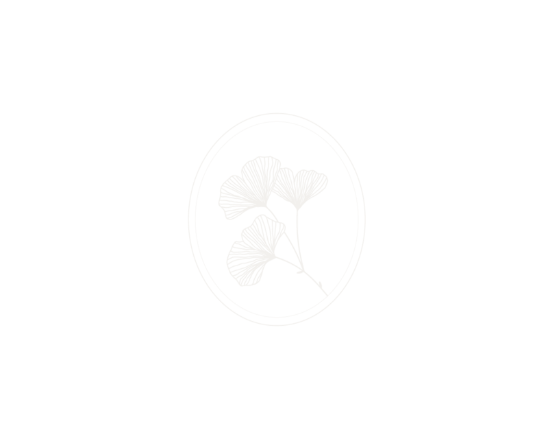 Staged with appeal submark logo with 3 ginko leafs and 2 ovals around the leafs
