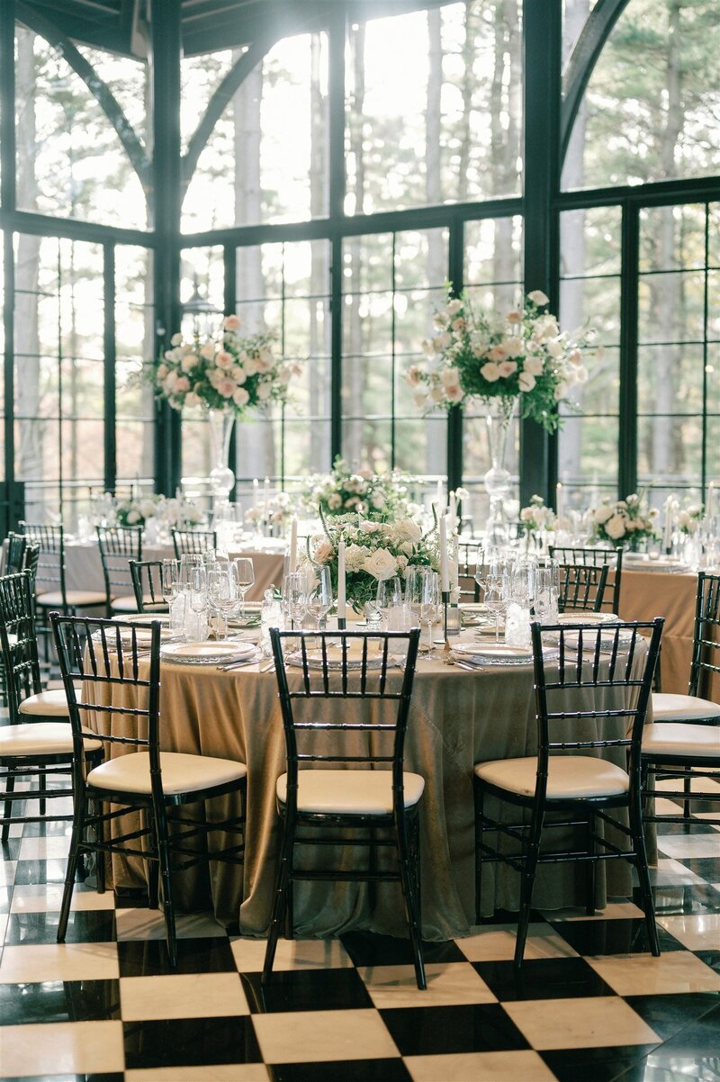 Bustling Fashion All-White Fall Wedding at the Shepherd’s Hollow Club, Glass Banquet Venue on the Lake, Detroit MI