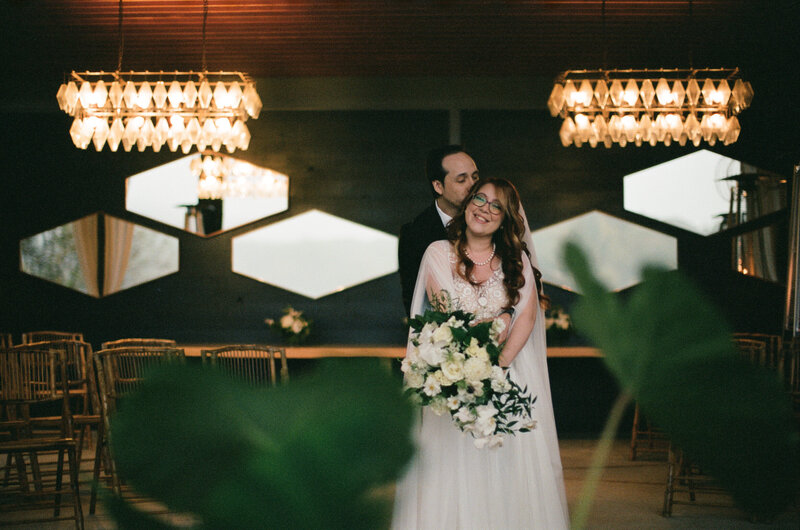 beautiful wedding on film with a vintage feel
