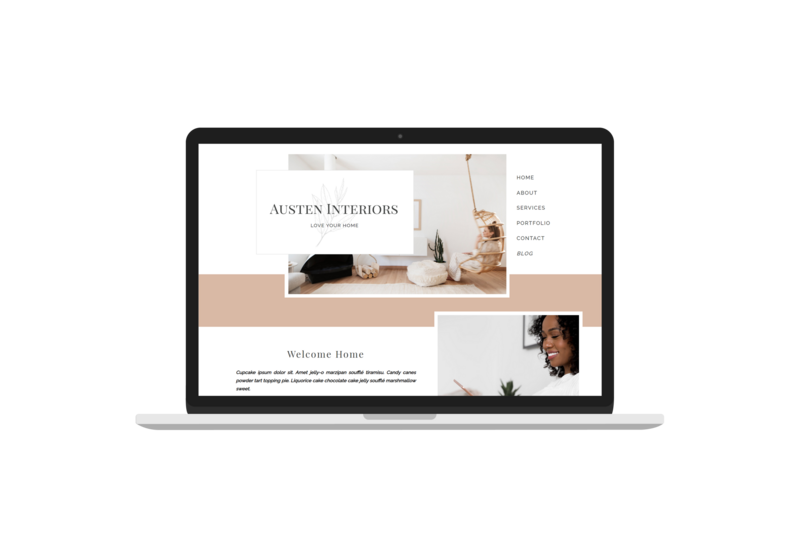 Semi-Custom Website - Jane Home Page 1