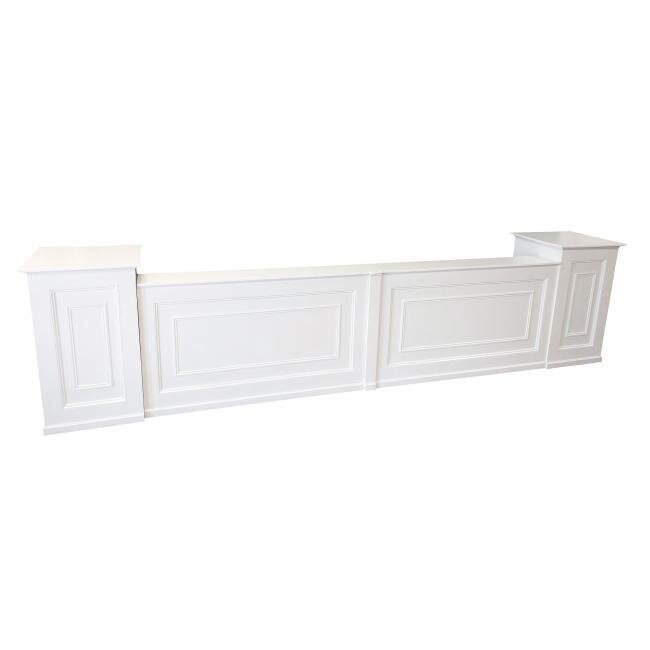 White Sectional Bar