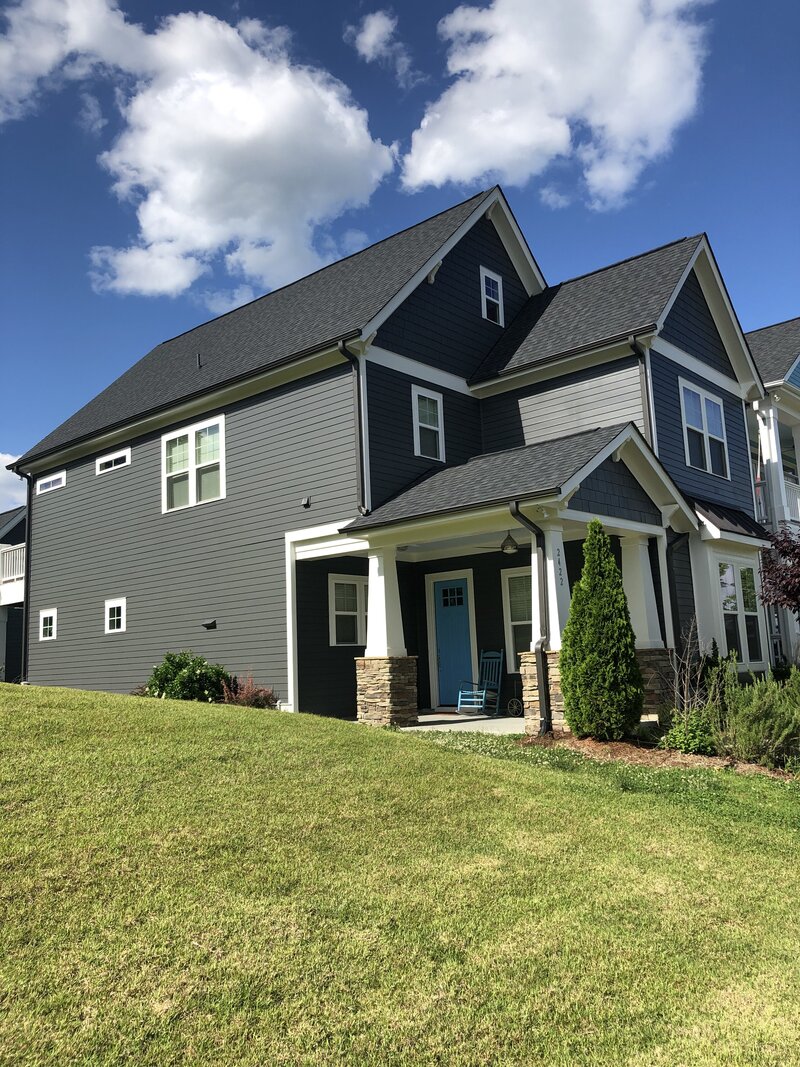 Full Exterior Siding and Trim painted in Chapel Hill NC