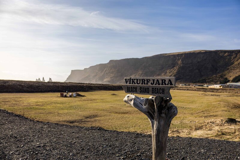 Two grooms look lovingly at each other while smiling and laughing. They are walking holding hands while lighting the way with lanterns. They are walking through grape vines at a vineyard after eloping. The sun has set behind them turning the sky bright orange. 