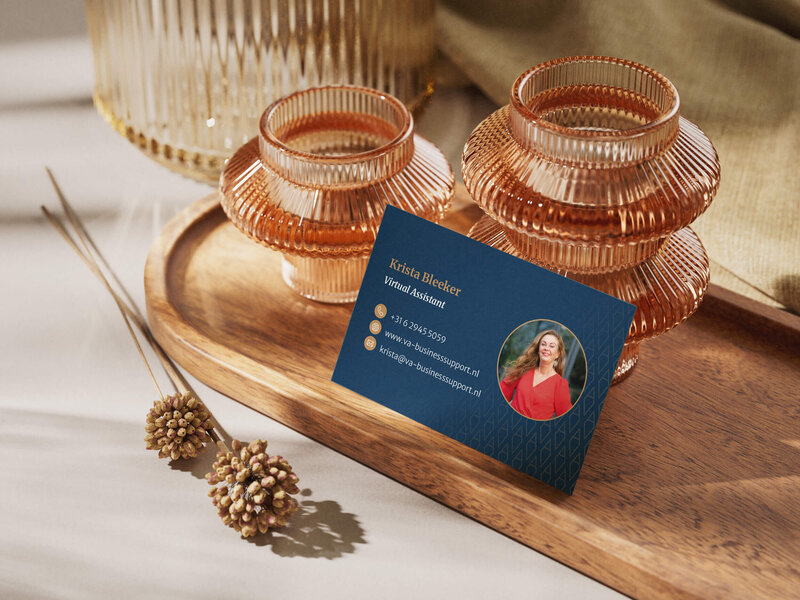 Studio Paoline Kruijssen - portfolio grafisch ontwerp - huisstijl visitekaartje - VA Business Support
