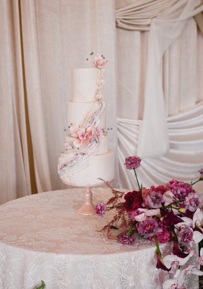 cute bride and groom couple at bristol mountain occasions wedding venue at ballroom at carey lake