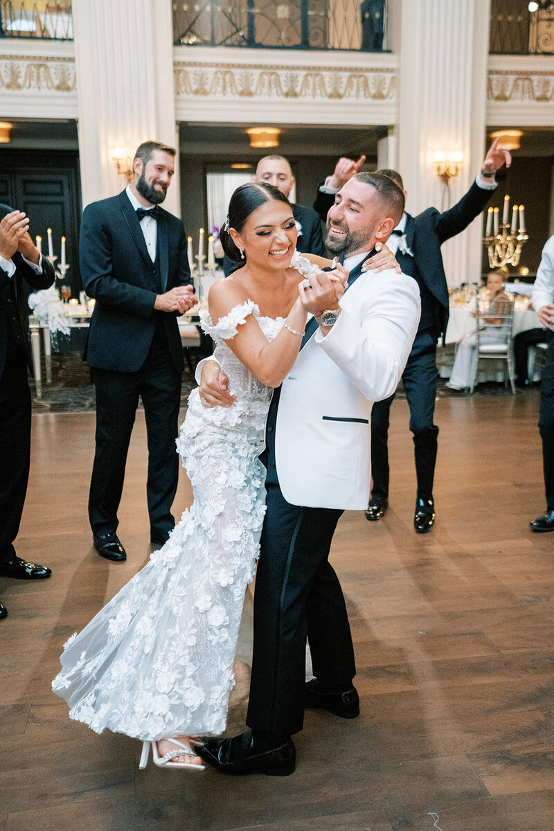 Elegant and epic summer at a Palatial Ballroom with European Ambiance | Ballroom at the Ben | Philadelphia PA | Denise Marie Photography | Editorial Wedding Photographer based in Philadelphia PA