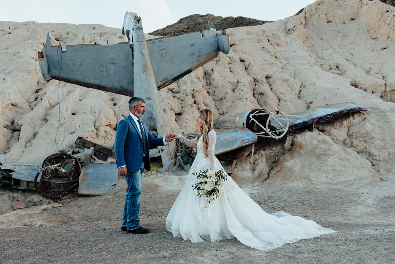 Downtown Las Vegas punk rock elopement