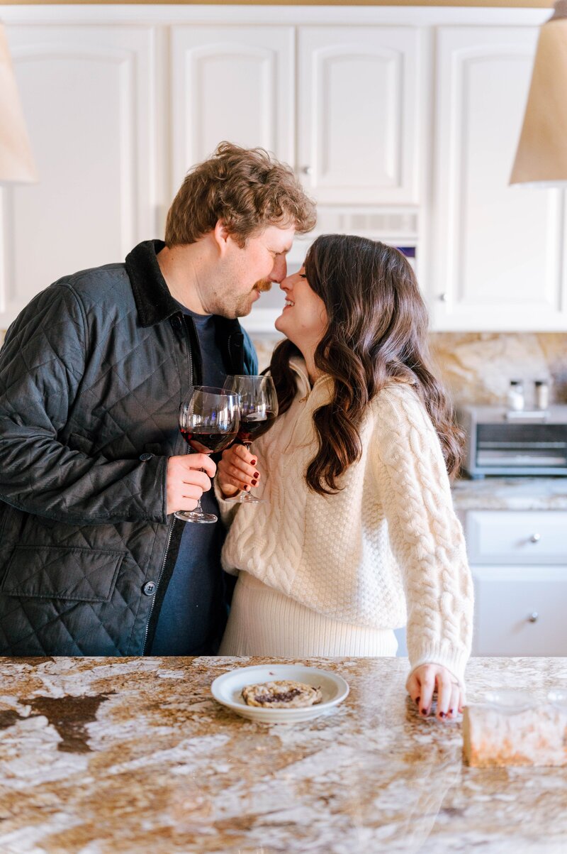 Jamie & Will Blowing Rock NC Winter Engagement Session_0672