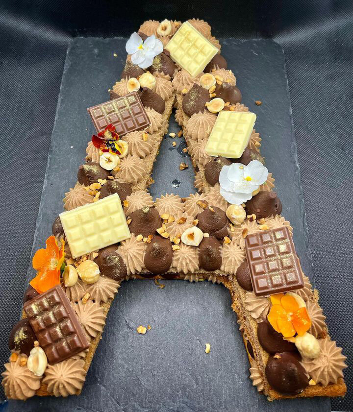 letter cake A