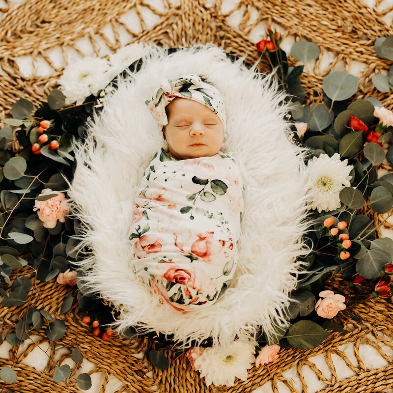 Newborn photography session with Lilah