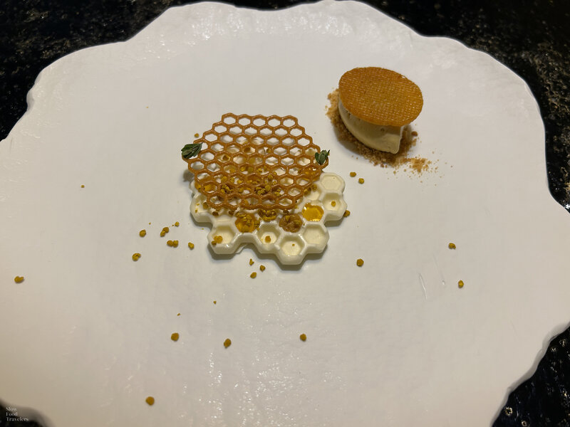 Creative dish at Hosteria Ducale in Genoa, Italy