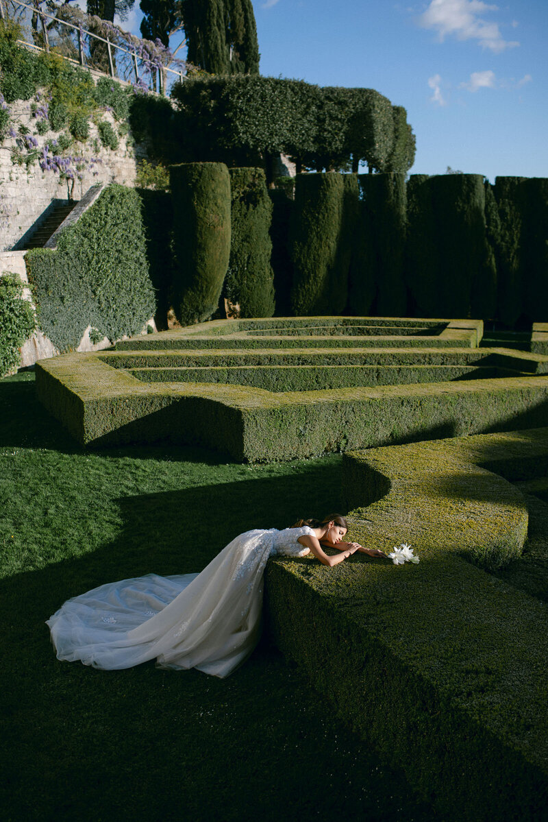 wedding  photoshoot La Foce Villa Tuscany 39