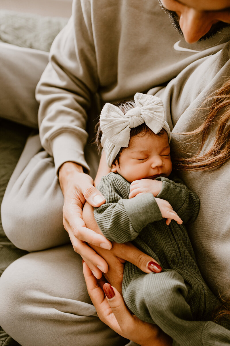 Plano, TX Newborn In Home Lifestyle Photographer