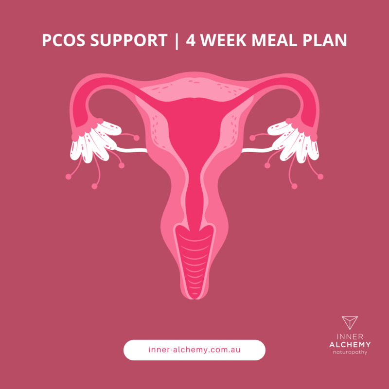 PCOS Support  4 week meal plan
