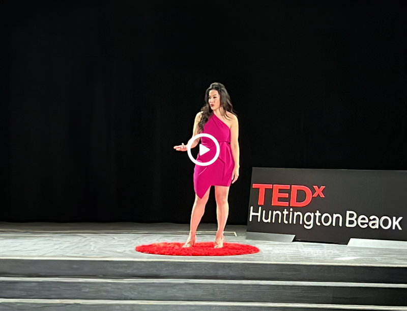 Jen Fontanilla speaks at TEDxHuntingtonBeach