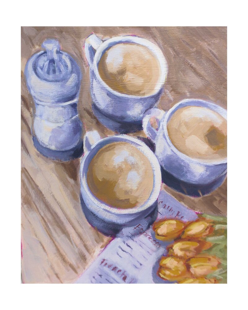 Baby's First Brunch Print by Rachel Vaught Art