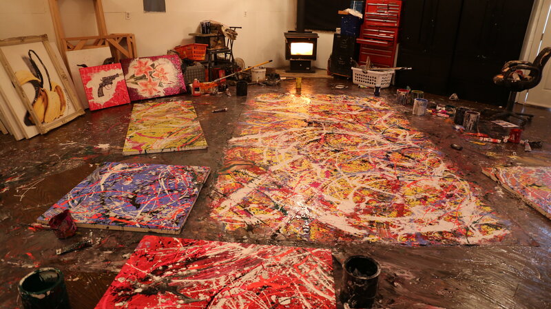 Brent Ray Fraser DNA Drip Painting - APril 22, 2015_05