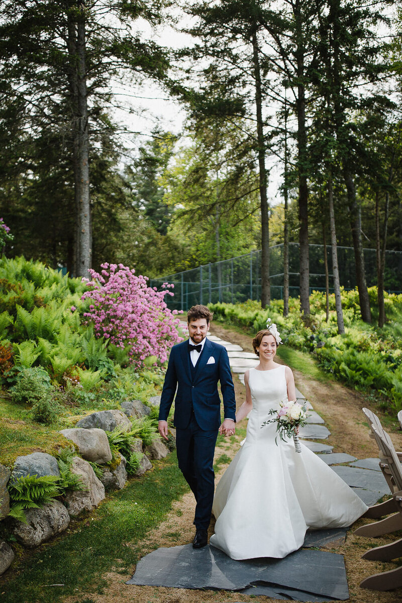 Ripplecove wedding at sunset