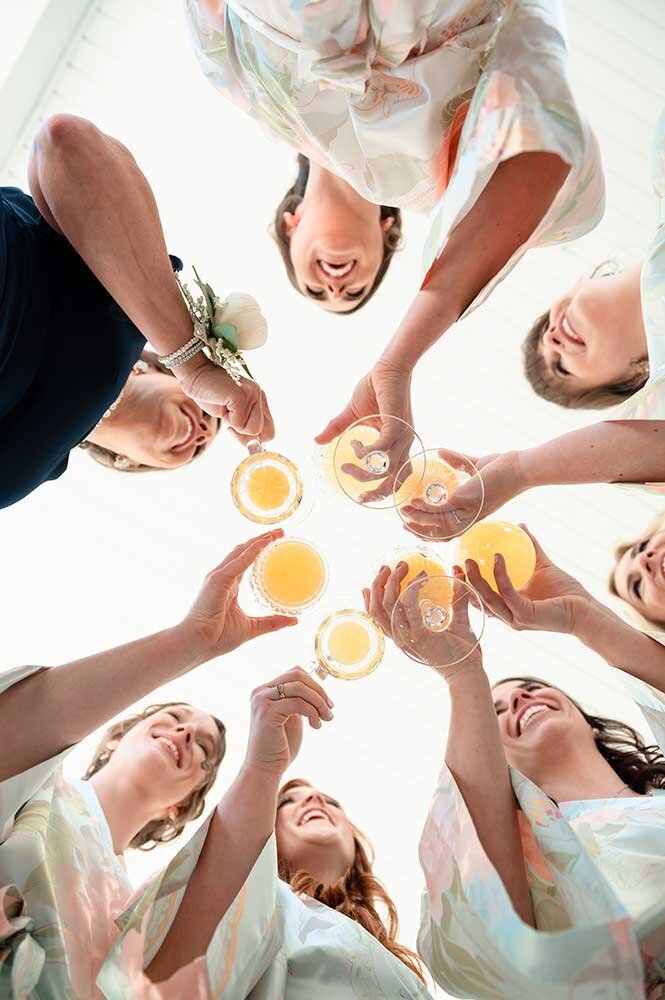 fun Bridal party photos at the ribault club wedding jacksonville
