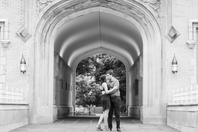 summer engagement session at wooster college photographed by Jamie Lynette Photography Canton Ohio Wedding and Senior photographer