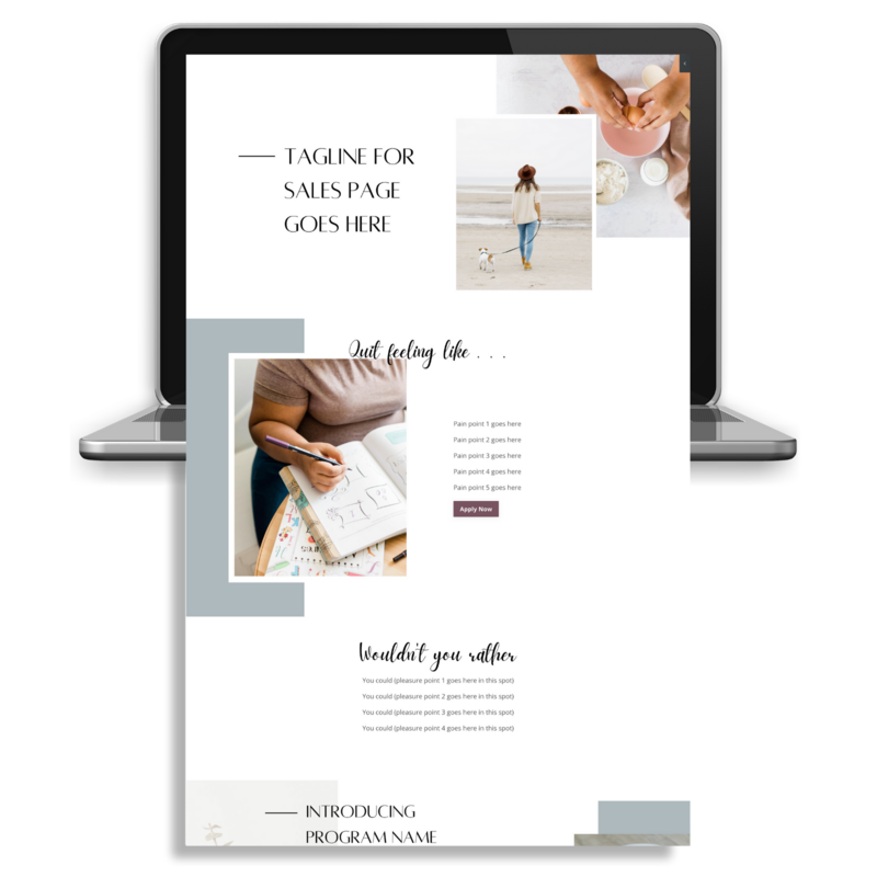 Ava_Sales Page Template