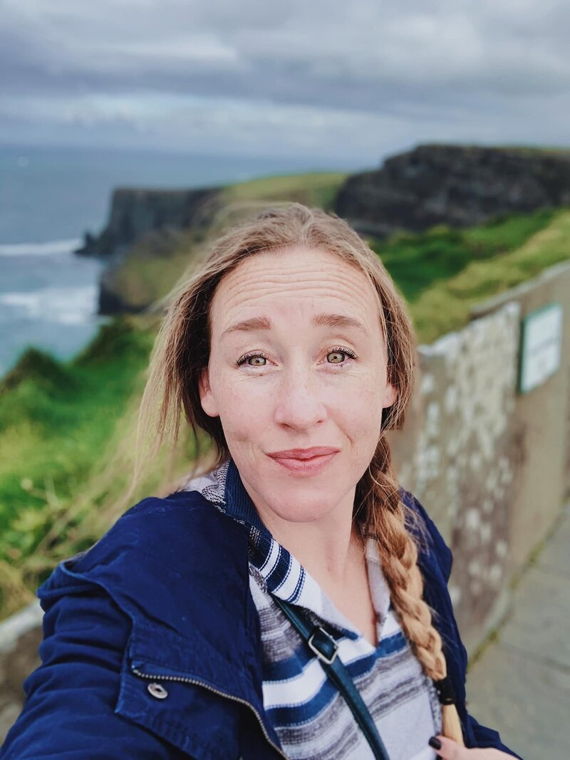 Your elopement photographer at the cliffs of moher