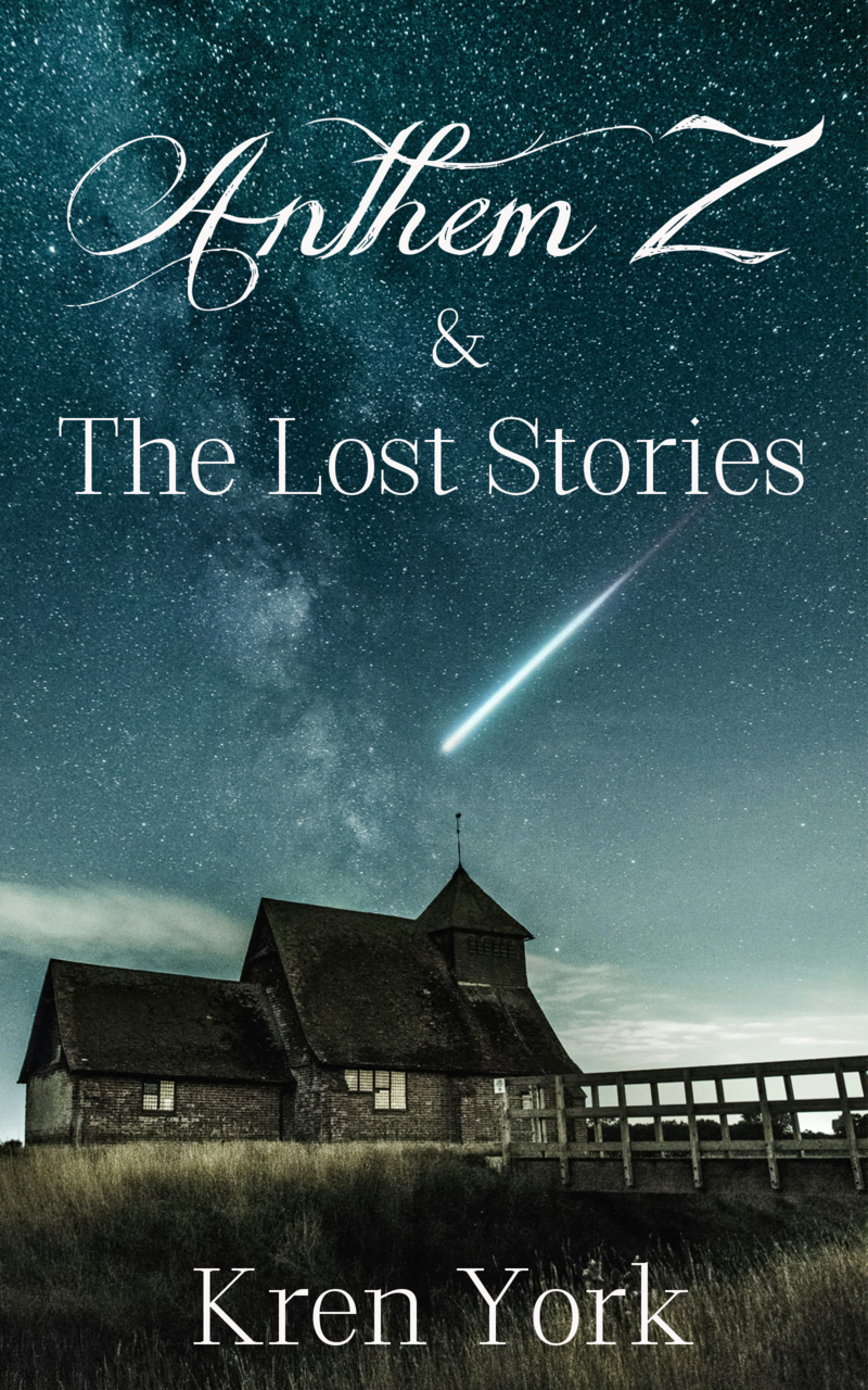 Shooting star  cosmic night sky over cottage