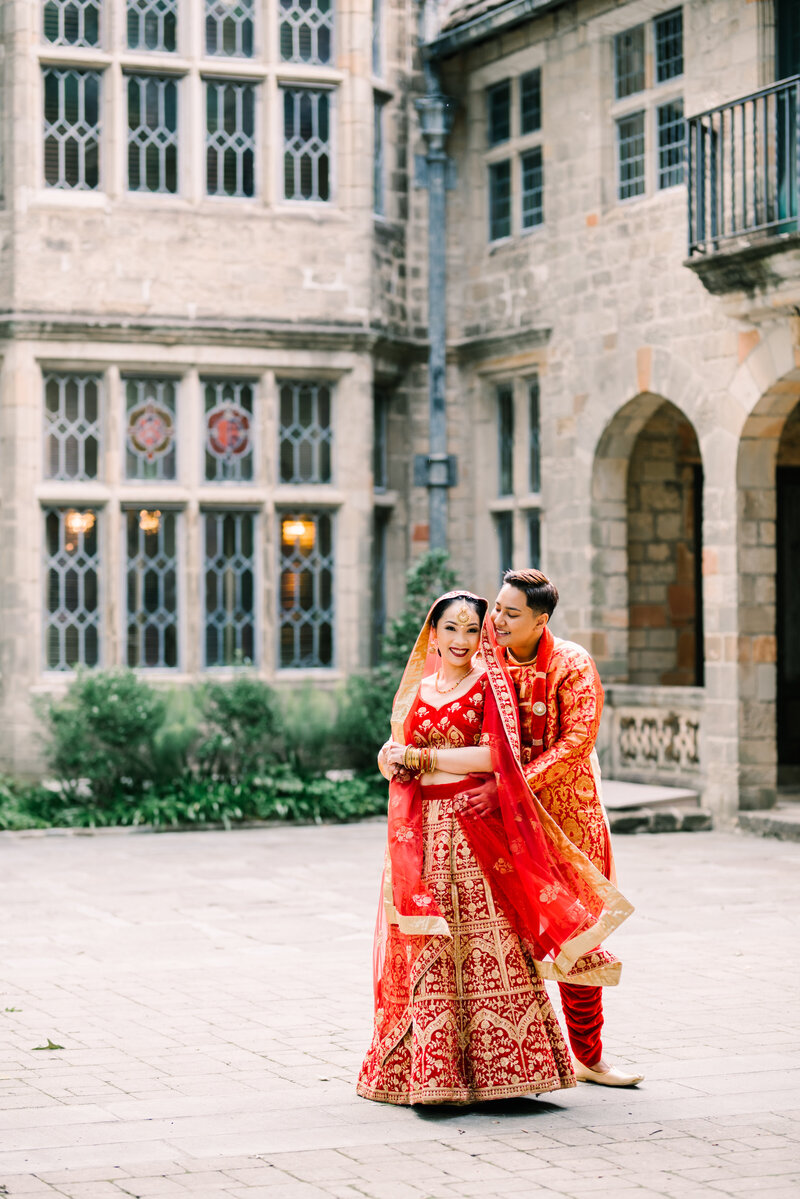 Indian couple just married