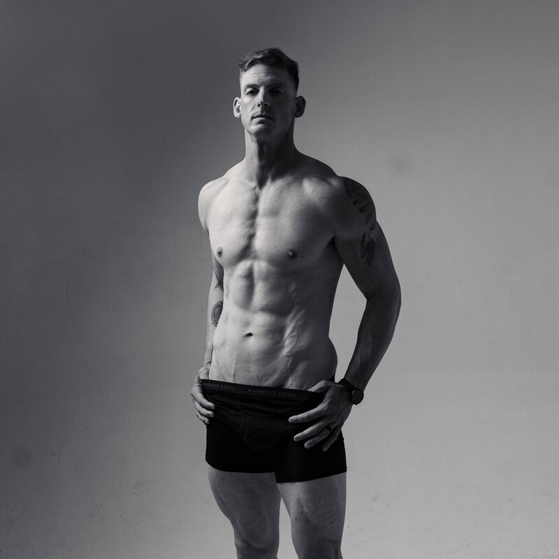 Houston Fitness Photographer BW Letter AB-11