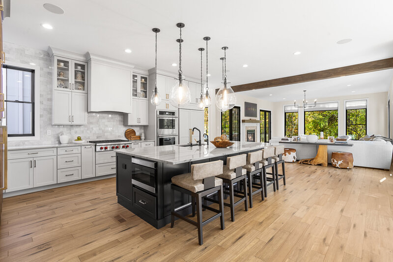 Bright and light kitchen with white features