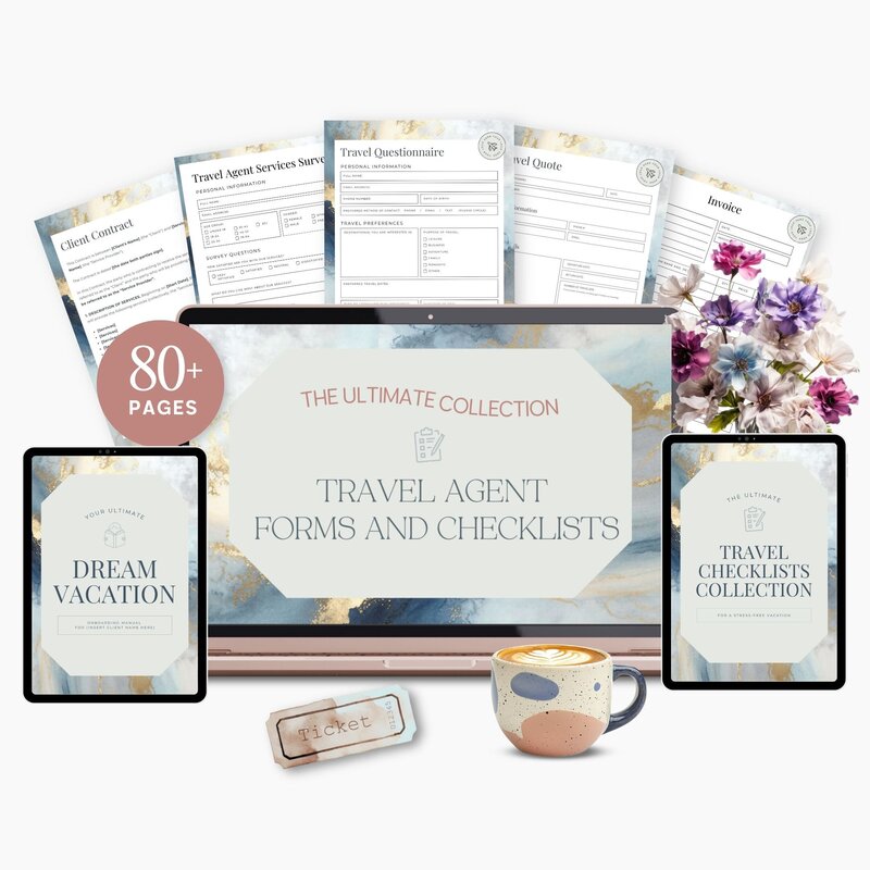 travel agent forms and checklist bundle 5