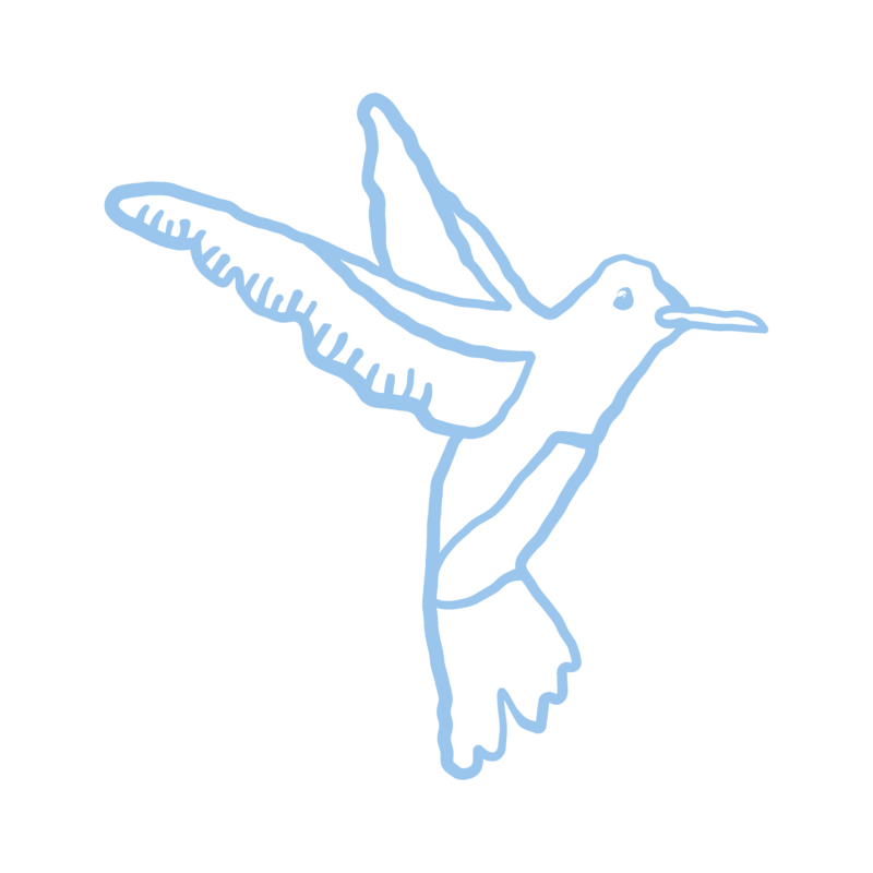 Kindly Kindled Events icon logo blue