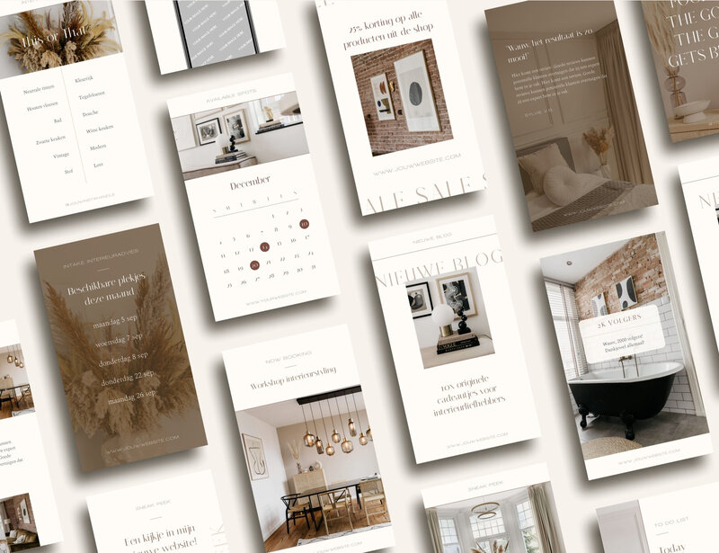 Interieur ontwerper Instagram templates Wahiba Wonders 14