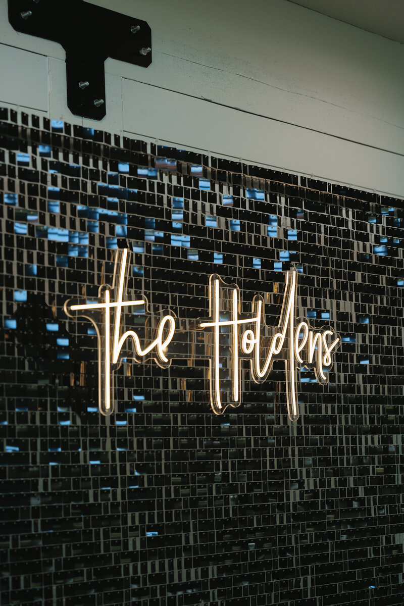 Indiana_Michigan_Wedding Planner_Zionsville_The Sixpence_Estate_Barn_Wedding Decor_Reception_Black Tile Wall