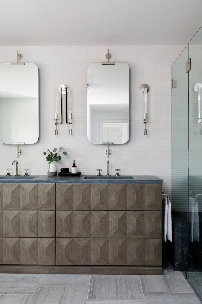 Luxury Modern Double Sink Bathroom Design