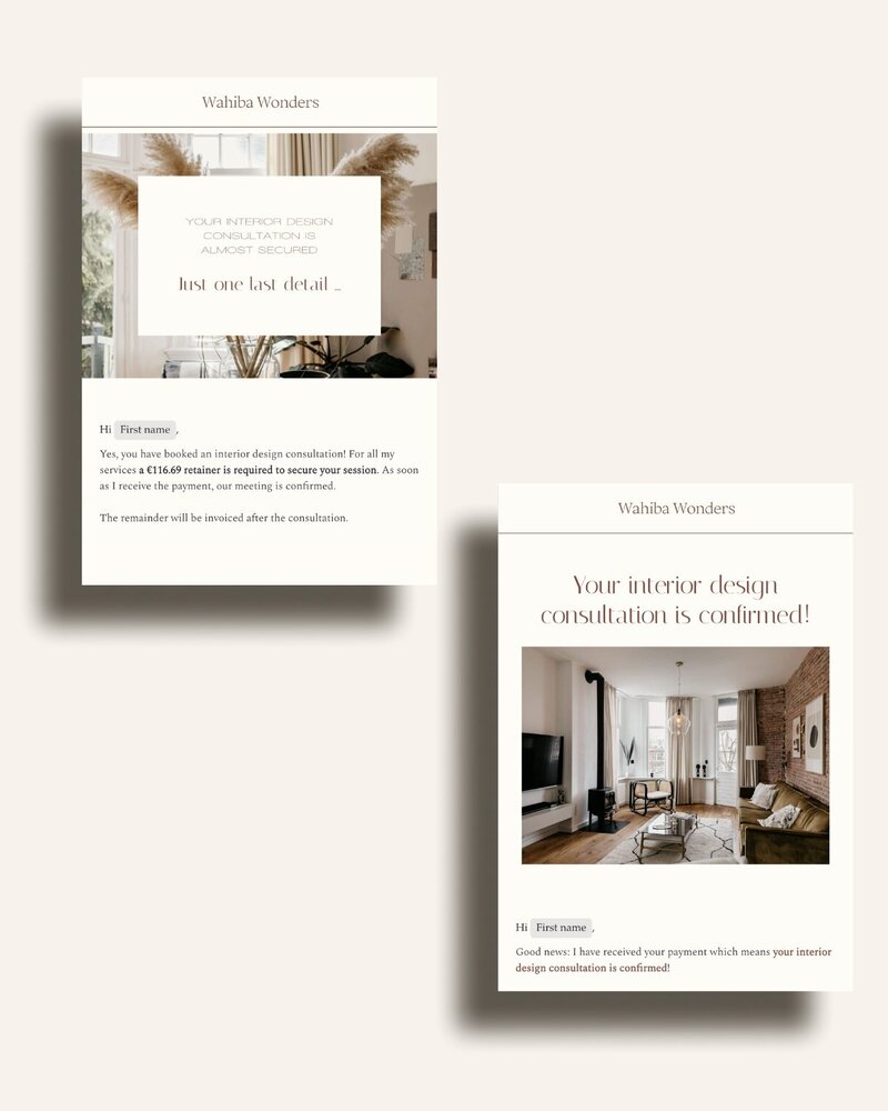 Flodesk email templates Wahiba Wonders 7