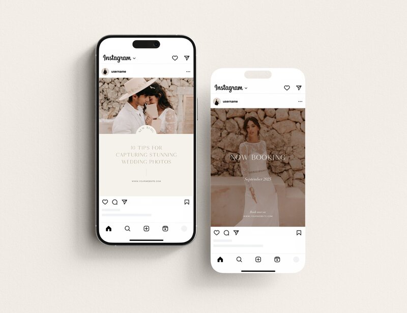 Elegant Instagram templates for photographers Olive Oak 10