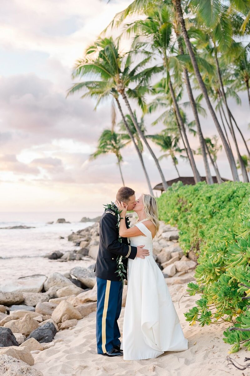 wedding portrait of a bride on the stairs