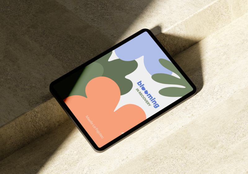 device mockup with branding
