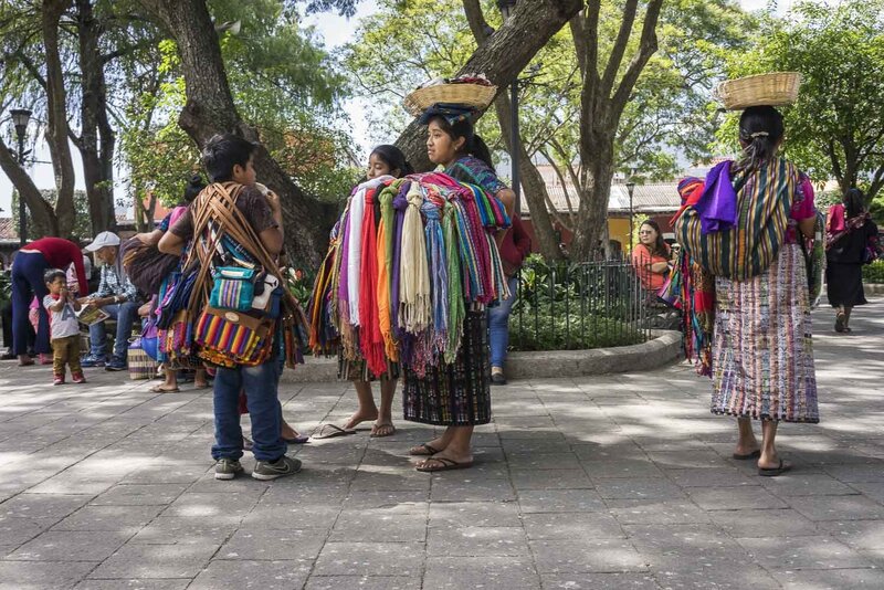 Guatemala-Antigua-women-selling-1