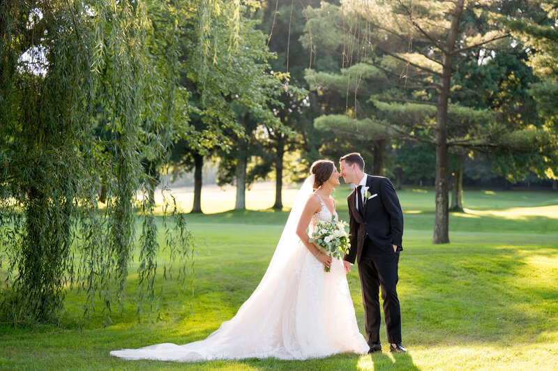 westmoreland country club wedding portrait