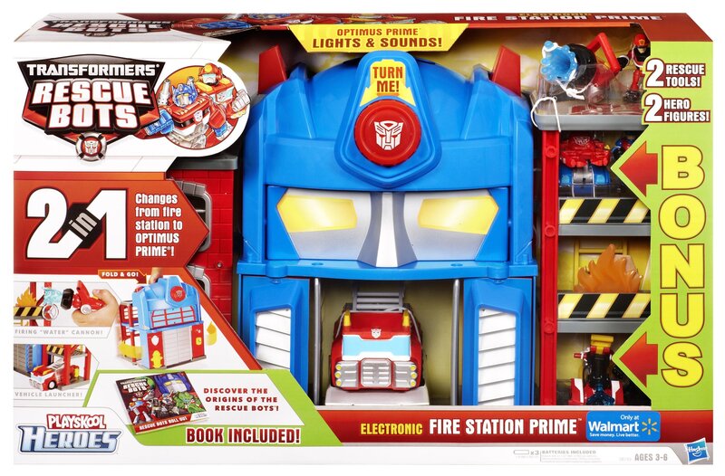 TF+RescueBots+Fire+Station+Prime+w+Book