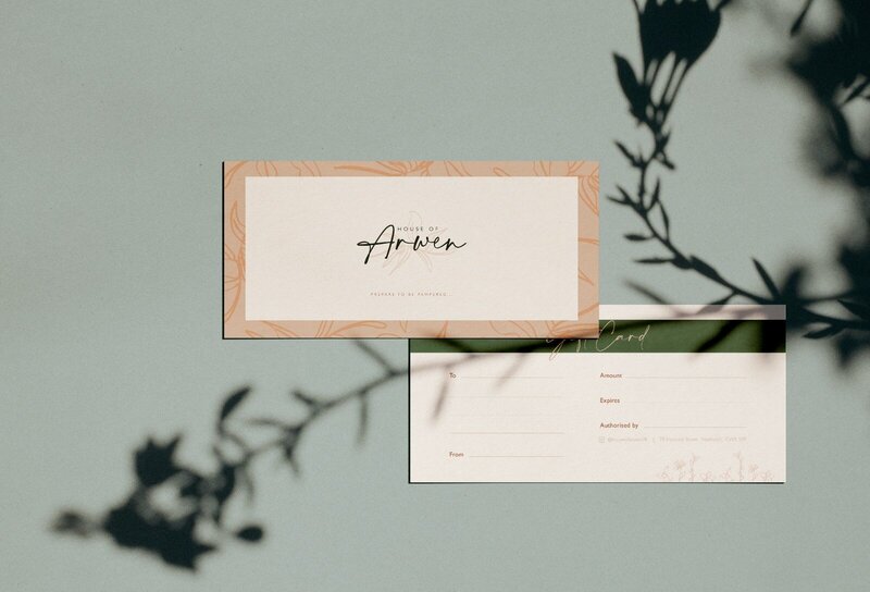 The Little Paper Shop - Business branding - House of Arwen Gift cards.jpg